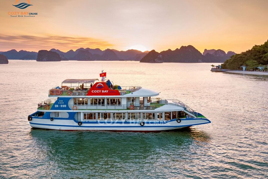 Cozy Cruise 3* 2 Days 1  Night – Ha Long Bay- Surprising Cave- Tittop Island