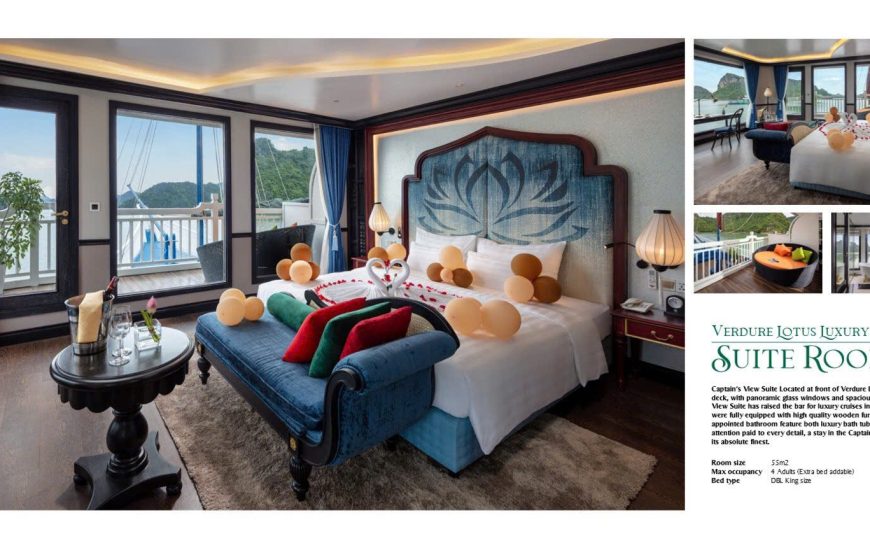 5* VERDURE LOTUS LUXURY  CRUISESHA LONG BAY – LAN HA BAY2 DAYS, 1 NIGHT