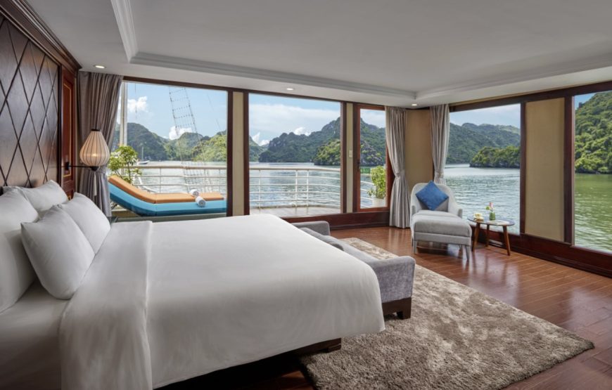 4* VERDURE LOTUS CRUISESHA LONG BAY – LAN HA BAY2 DAYS, 1 NIGHT CRUISE